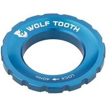 Wolf Tooth CenterLock Rotor External Splined Lockring Blue