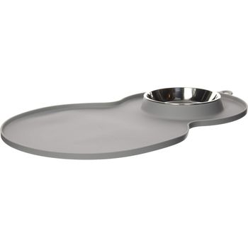 Catit 2.0 Placemat Peanut Grey with Bowl Medium