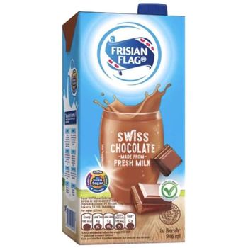 Frisian Flag Swiss Chocolate Fresh Milk 946ml