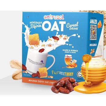 Entrusol Oat Cereal Drink Honey And Dates 10pcs 30g