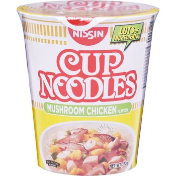 Nissin Instant Cup Noodles Mushroom Chicken 75g