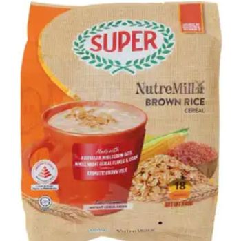 SUPER Nutremill Brown Rice Cereal 18 X 30g