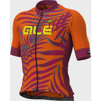 Ale Cycling PRR Sunset Men Short Sleeve Jersey Fluorescent Orange XL