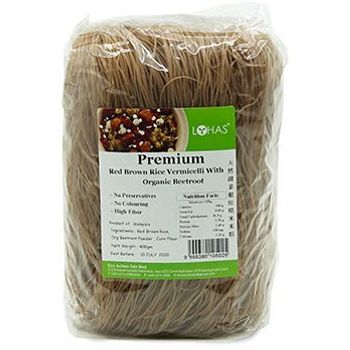 Lohas Premium Red Brown rice with Beetroot Vermicelli 400g
