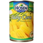 Hosen Baby Corn Young Corn Cut in Brine 200g