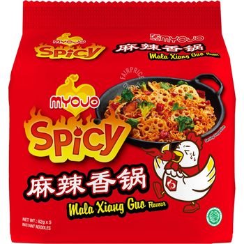 Myojo Spicy Instant Noodles Mala Xiang Guo 5 x 82g