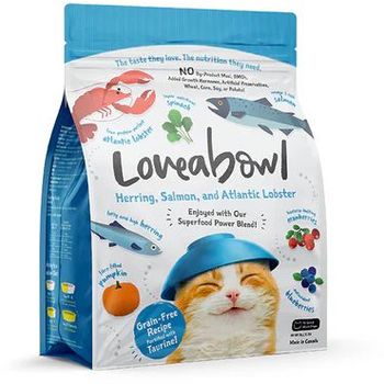 Loveabowl Cat Food Herring Salmon and Atlantic Lobster 1kg