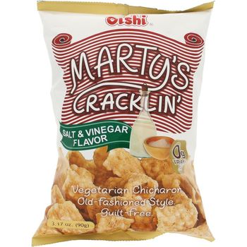 Oishi Martys Cracklin Veg Chicharon 90g