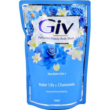 Giv Body Wash Water Lily And Chamomile Refill 450ml