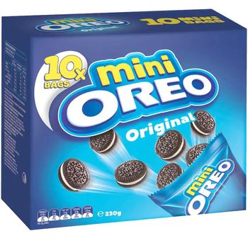 Oreo Mini Cookies Filled with Chocolate Flavored Cream10 Packs x 23g