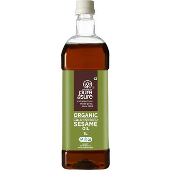 Pure & Sure Organic Sesame Oil 1l