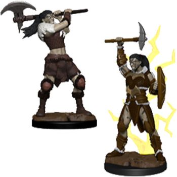 Nolzur's Marvelous Miniatures WizKids D&D Female Goliath Barbarian Wzk73834