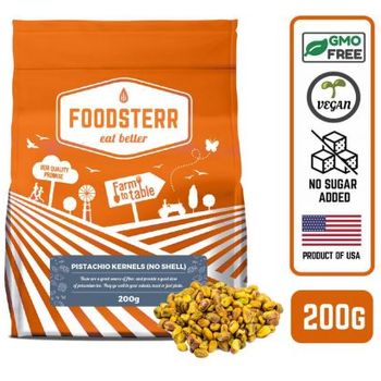 Foodsterr Pistachio Kernels No Shell 200g