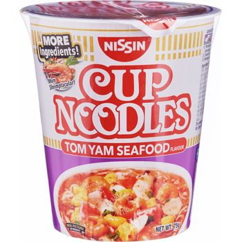 Nissin Instant Cup Noodles Tom Yam Seafood 75g