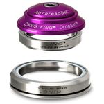 Chris King DropSet 3 Headset IS41/28.6 IS52/40, 1.5" Tapered Steerer 3D Violet