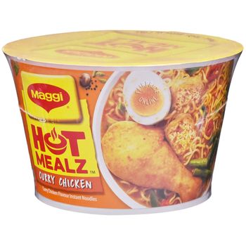 Maggi Hot Mealz Instant Bowl Noodles Curry Chicken 99g