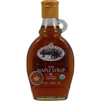 Shady Maple Farms Grade a Dark Maple Syrup Glass 236ml