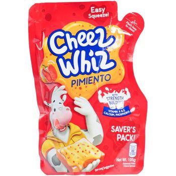 Kraft Cheez Whiz Easy Squeeze Pimiento 105g