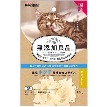 CattyMan Non-Add Low-Salt Scallop Flavored Slices 15g