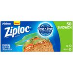 Ziploc Sandwich 50 Bags 380g