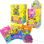 YLF Marvel Popping Candy With Lollipop Grape 1 Pack