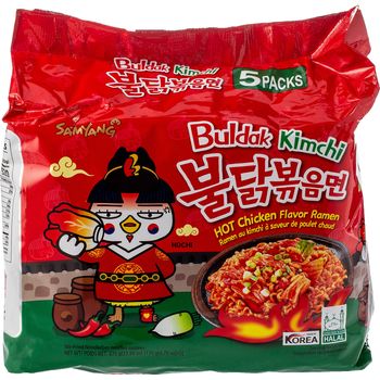 Samyang Buldak Kimchi Hot Chicken Ramen pack 5 135g