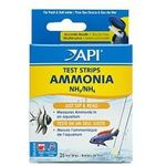 API Ammonia Test Strips Freshwater And Saltwater Aquarium Water 25 Test Strips 