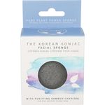 The Konjac Sponge Premium Face Puff Bamboo Charcoal