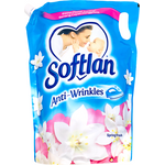 Softlan Anti Wrinkles Fabric Softener Spring Fresh Refill 1.6l