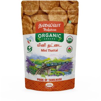 Thalaivaa Organic Mini Thattai 170g