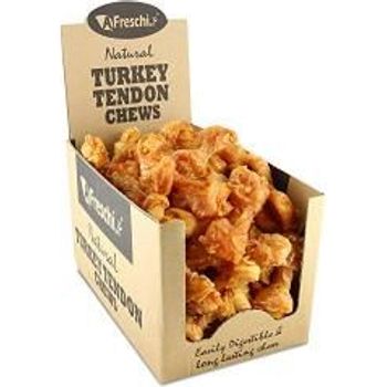 Afreschi Dog Treats Natural Turkey Tendon Bone Small 15g [40 pieces]