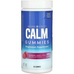 Natural Vitality Calm Gummies Raspberry Lemon Flavor 120 Gummies