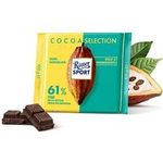 Ritter Sport Chocolate Cocoa Class 61% The Fine From Nicaragua 100g Pack Of 5