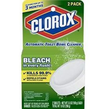 Clorox Automatic Toilet Bowl Cleaner Tablets With Bleach
