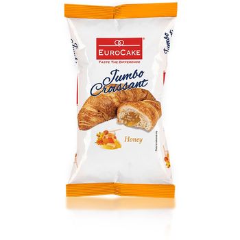 Eurocake Jumbo Honey Croissant 55g