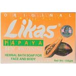 Lot Of 10 Likas Papaya Whitening Herbal Soap 135g 10 Bars