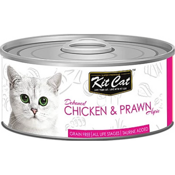 Kit Cat Chicken & Prawn Canned Cat Food 80g