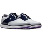FootJoy Women's Traditions SL Golf Shoes White/Navy