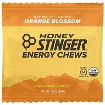Honey Stinger Organic Energy Chews Orange Blossom Sports Nutrition 50g Pack Of 12