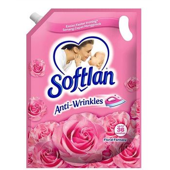 Softlan Anti Wrinkles Floral Fantasy Refill Pack 1.6l
