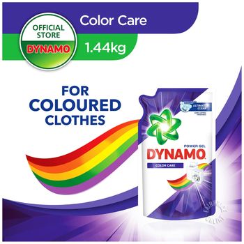 Dynamo Power Gel Laundry Detergent Refill Color Care 1.44L