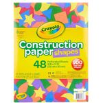 Crayola Construction Paper Shapes 48ct