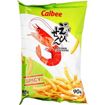 Calbee Prawn Crackers Spicy 90g