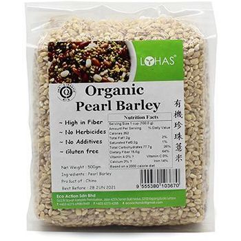 Lohas Organic Pearl Barley 500g