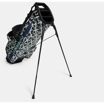 J. Lindeberg Play Stand Bag Print Geo Jl Navy