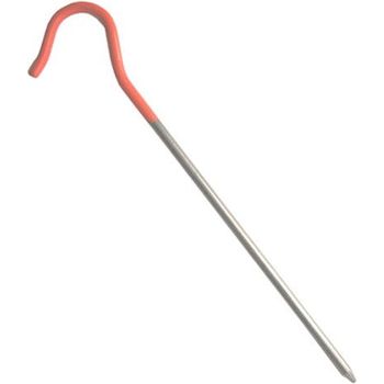 Vargo Ti Shepherds Hook Stake Orange