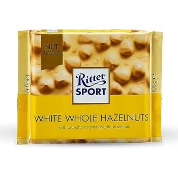 Ritter Sport Weisse Vollnuss White Nut 3 Bars Each 100g
