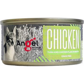 Angel Tuna and Chicken Flake in Broth 70g