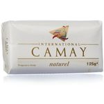Camay White Natural Soap With Natural Oil Fresh Scent 125g - 3 Pcs