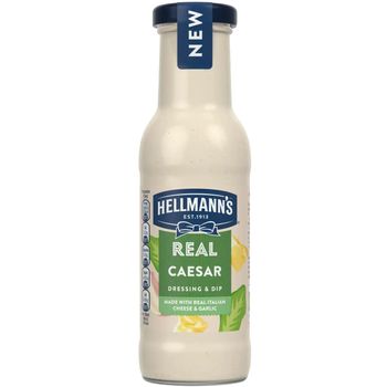 Hellmann's Real Caesar Salad Dressing And Dip 250ml